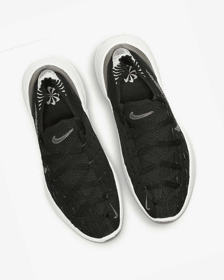 Black / Grey Men's Nike Space Hippie 04 Sneakers | UK3143