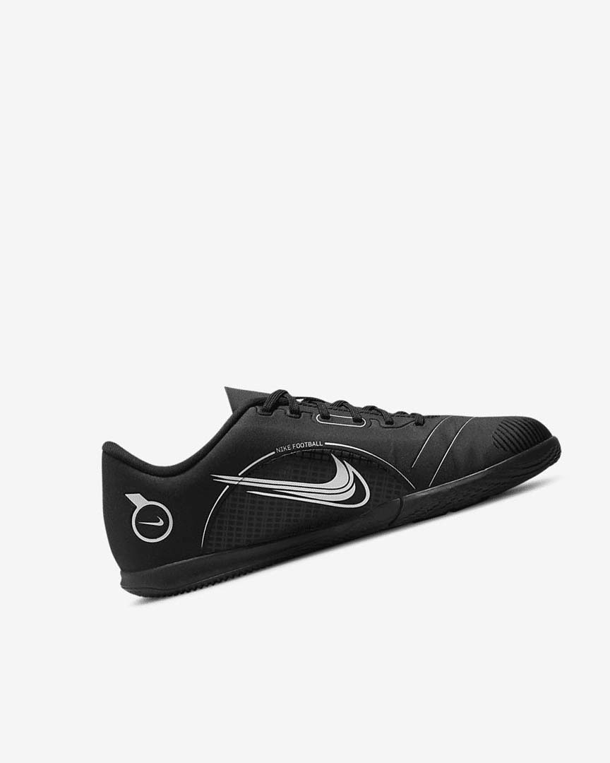 Black / Grey / Metal Silver Boys' Nike Jr. Mercurial Vapor 14 Club IC Football Shoes | UK5216