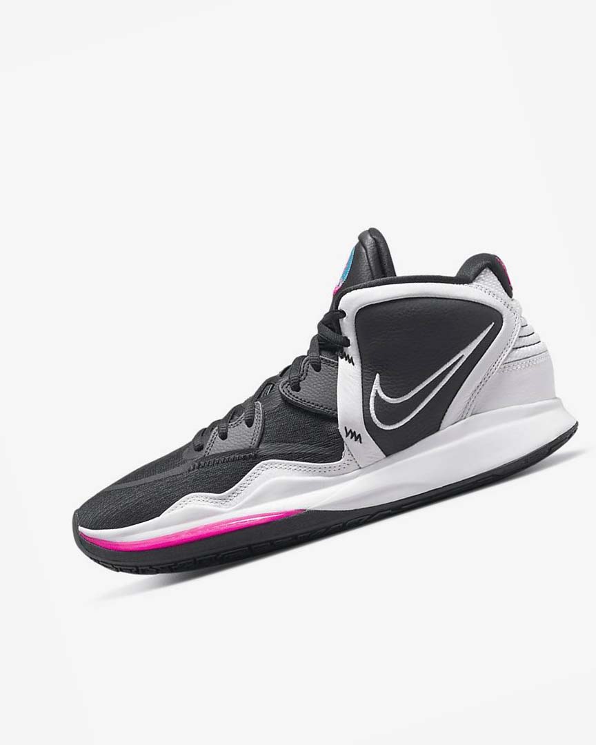 Black / Grey / Pink / White Men\'s Nike Kyrie Infinity Basketball Shoes | UK4712