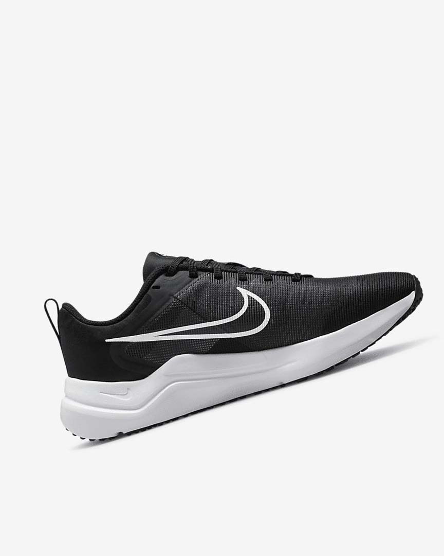 Black / Grey / Platinum / White Women's Nike Downshifter 12 Running Shoes | UK2767