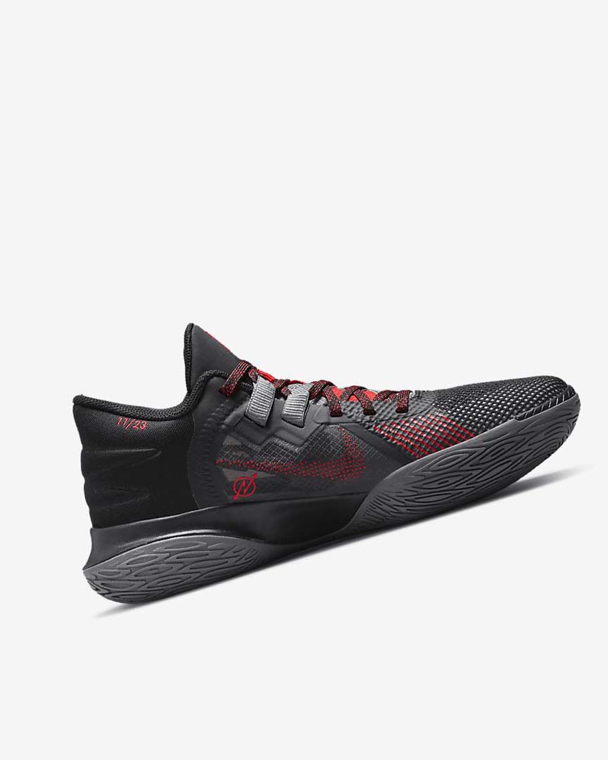 Black / Grey / Red Women's Nike Kyrie Flytrap 5 Basketball Shoes | UK2310