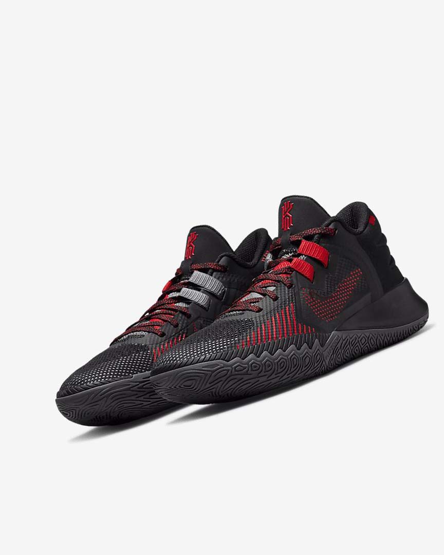 Black / Grey / Red Women's Nike Kyrie Flytrap 5 Basketball Shoes | UK2310