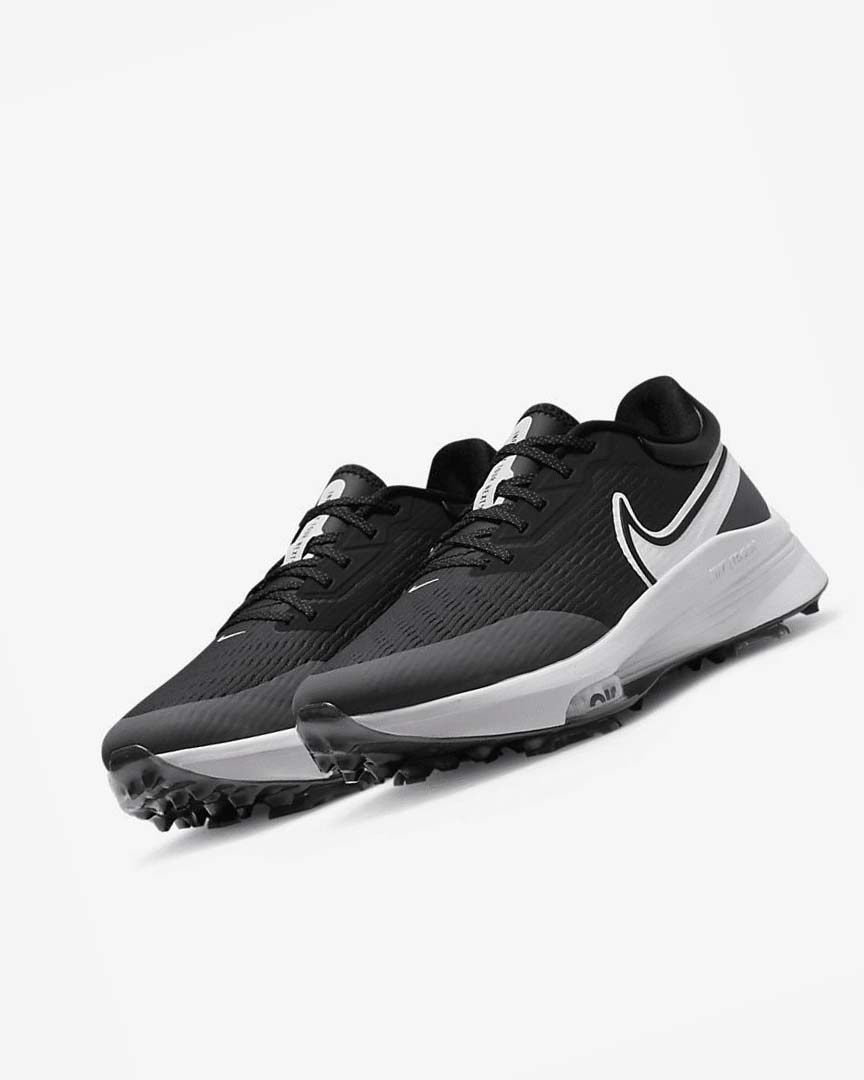 Black / Grey / Turquoise / White Men's Nike Air Zoom Infinity Tour NEXT% Golf Shoes | UK2269