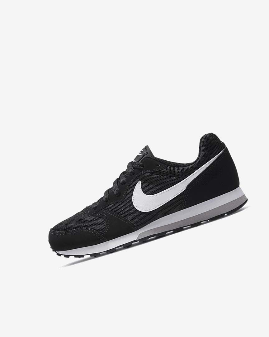 Black / Grey / White Boys\' Nike MD Runner 2 Shoes | UK4969