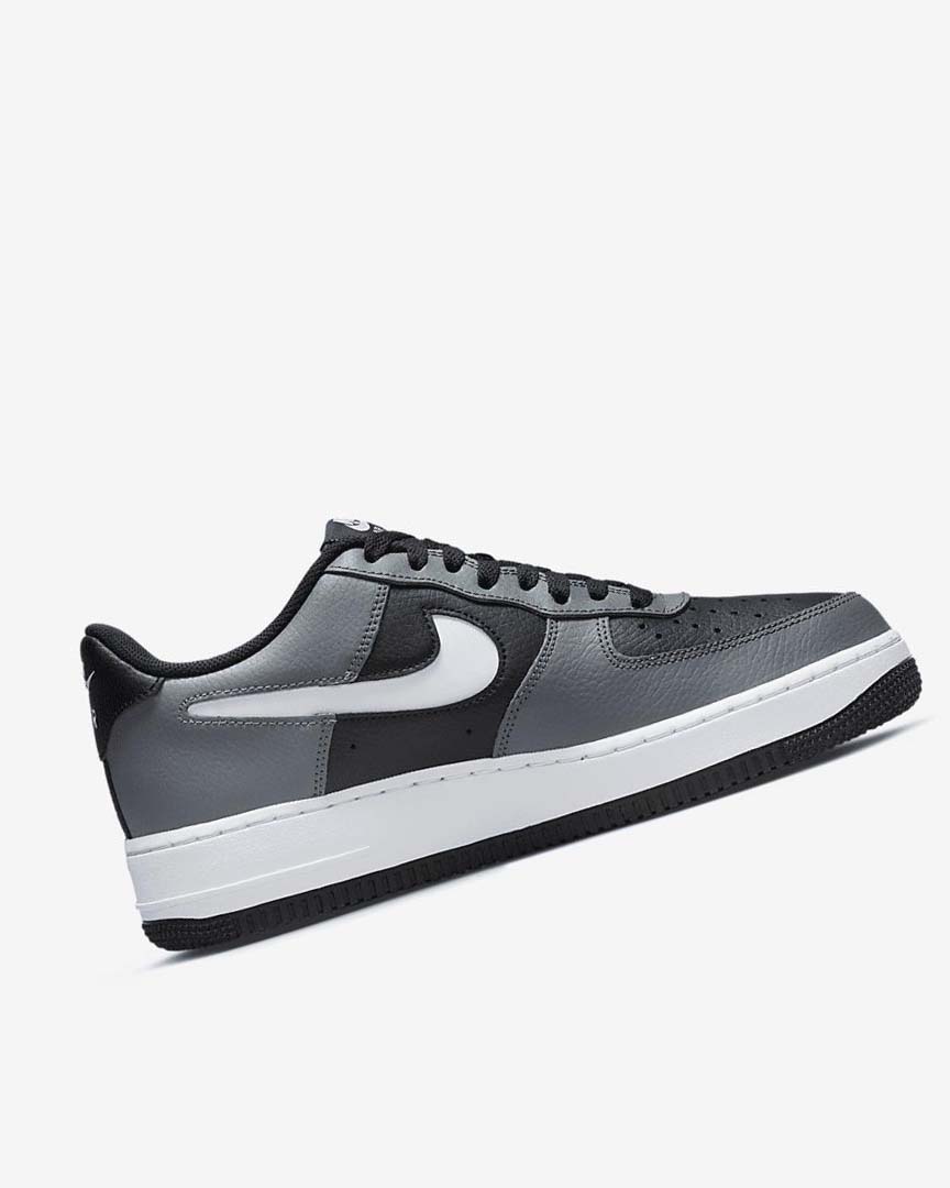 Black / Grey / White Men's Nike Air Force 1 '07 LV8 Sneakers | UK2750