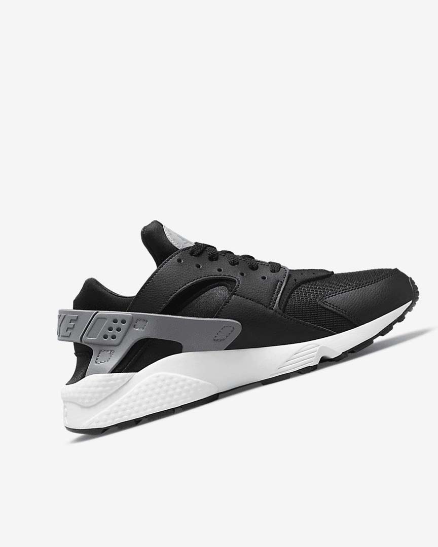 Black / Grey / White Men's Nike Air Huarache J22 Sneakers | UK4546