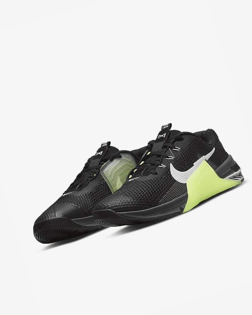 Black / Grey / White Men's Nike Metcon 7 Training Shoes | UK5009