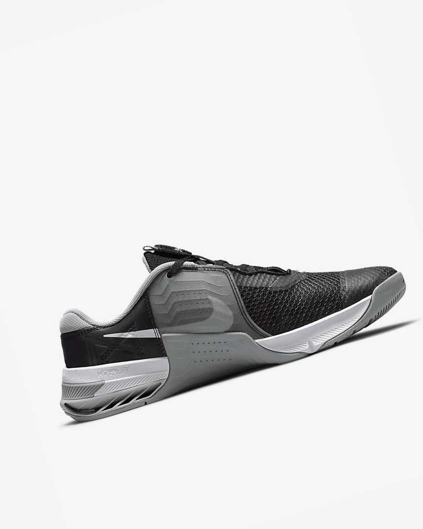 Black / Grey / White / Platinum Men's Nike Metcon 7 Training Shoes | UK4602