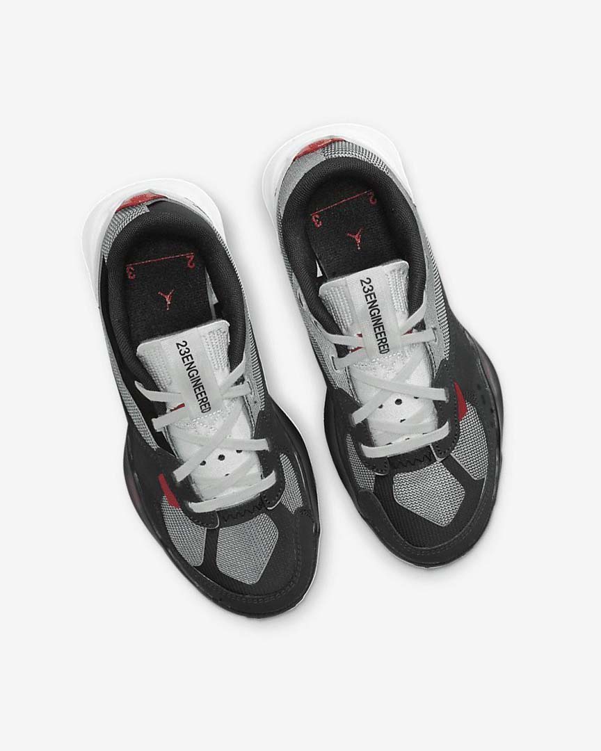 Black / Grey / White / Red Boys' Nike Jordan Air 200E Shoes | UK2317