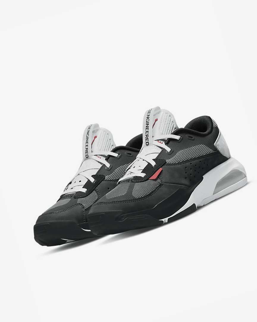 Black / Grey / White / Red Men's Nike Jordan Air 200E Sneakers | UK2744