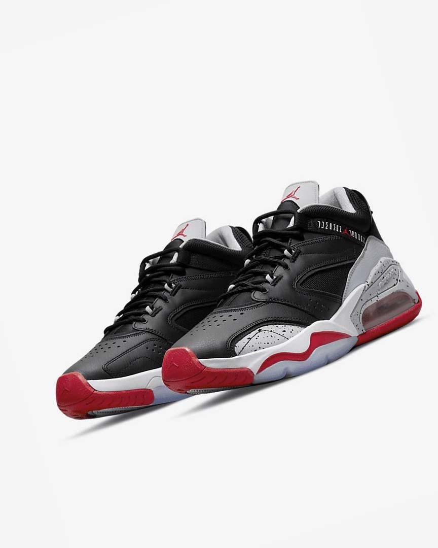 Black / Grey / White / Red Men's Nike Jordan Point Lane Basketball Shoes | UK4850