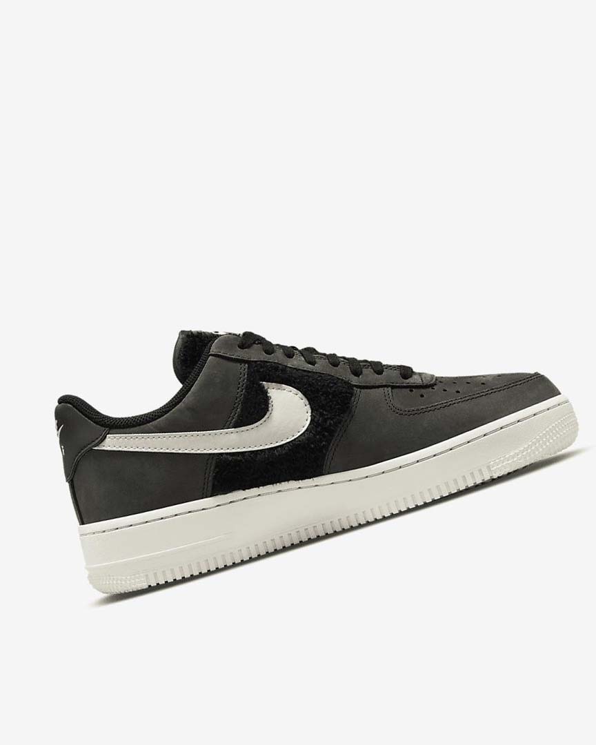 Black / Light Beige Women's Nike Air Force 1 Sneakers | UK5068