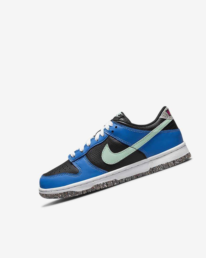 Black / Light Blue / Pink / Mint Boys\' Nike Dunk Low SE Sneakers | UK4789