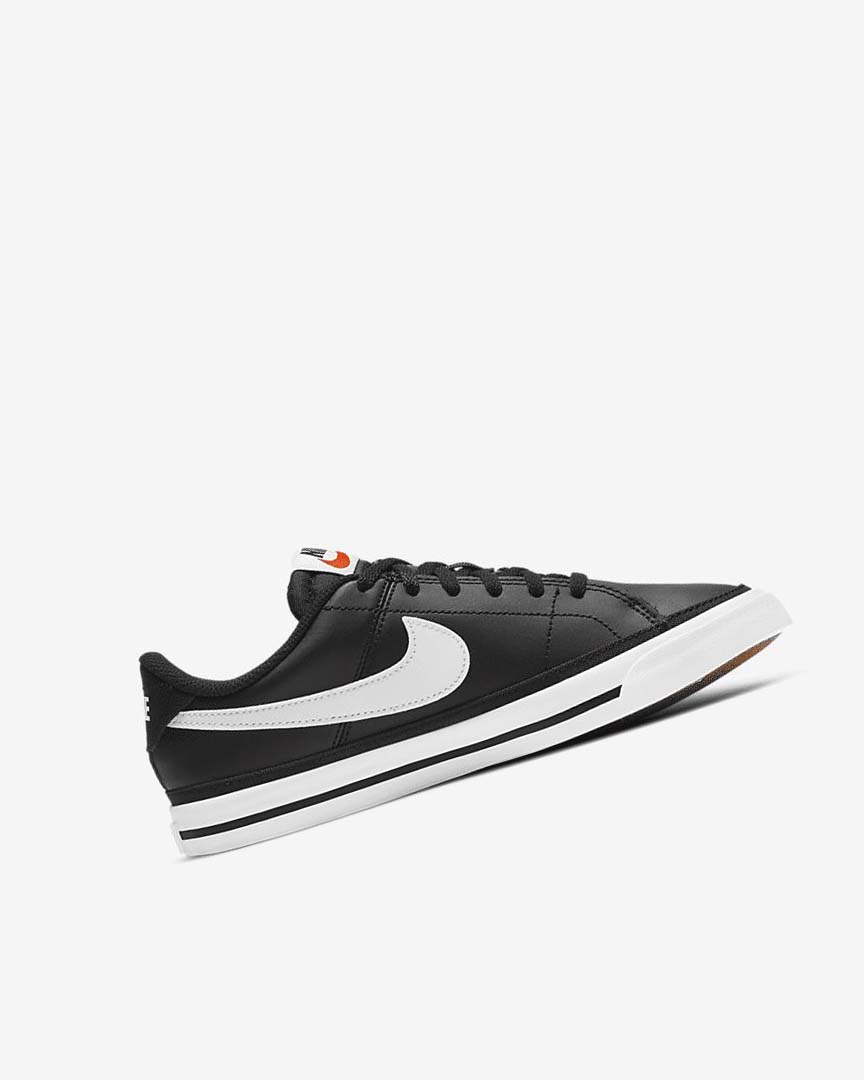 Black / Light Brown / White Boys' Nike Court Legacy Sneakers | UK4689