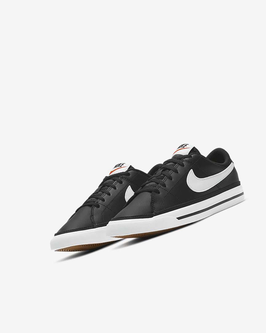 Black / Light Brown / White Boys' Nike Court Legacy Sneakers | UK4689