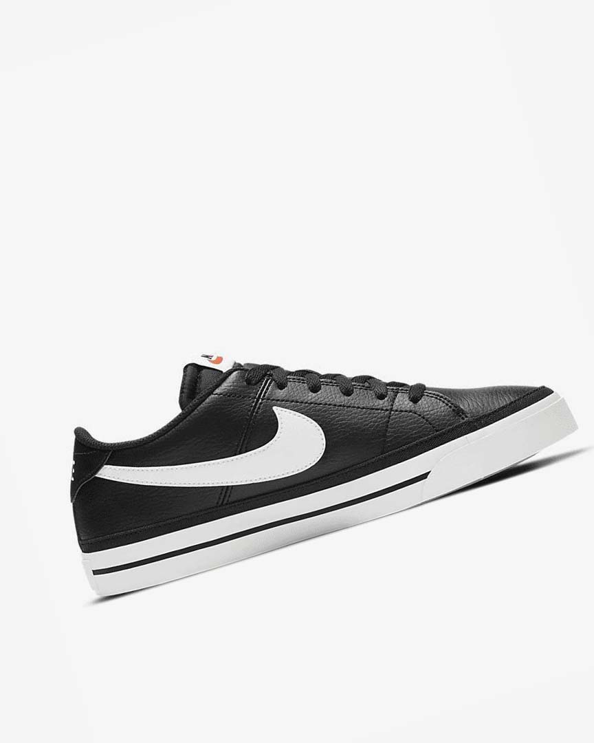 Black / Light Brown / White Men's Nike Court Legacy Sneakers | UK2923