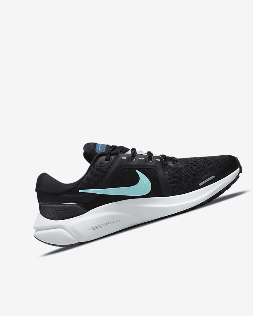 Black / Light Turquoise / Green Women's Nike Air Zoom Vomero 16 Running Shoes | UK2894