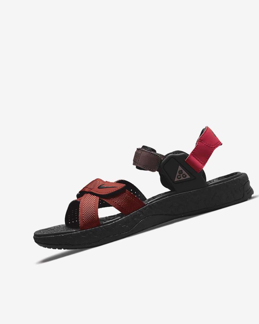 Black Men\'s Nike ACG Air Deschutz + Sandals | UK2535