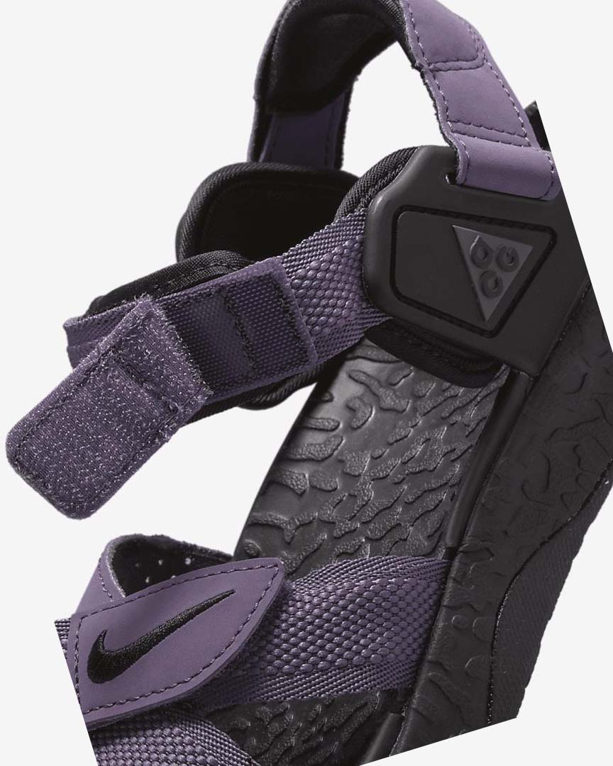 Black Men's Nike ACG Air Deschutz + Sandals | UK4988