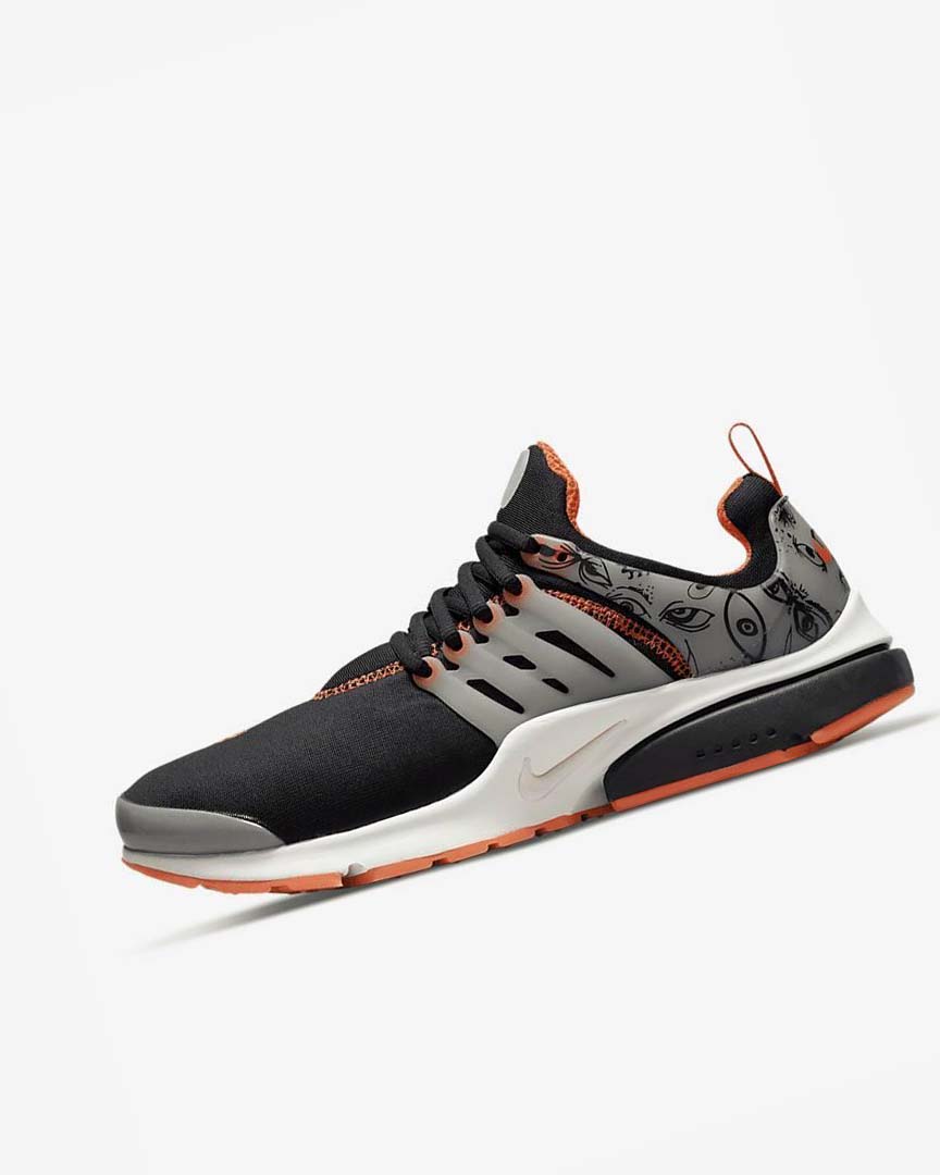 Black Men\'s Nike Air Presto Premium Sneakers | UK2416