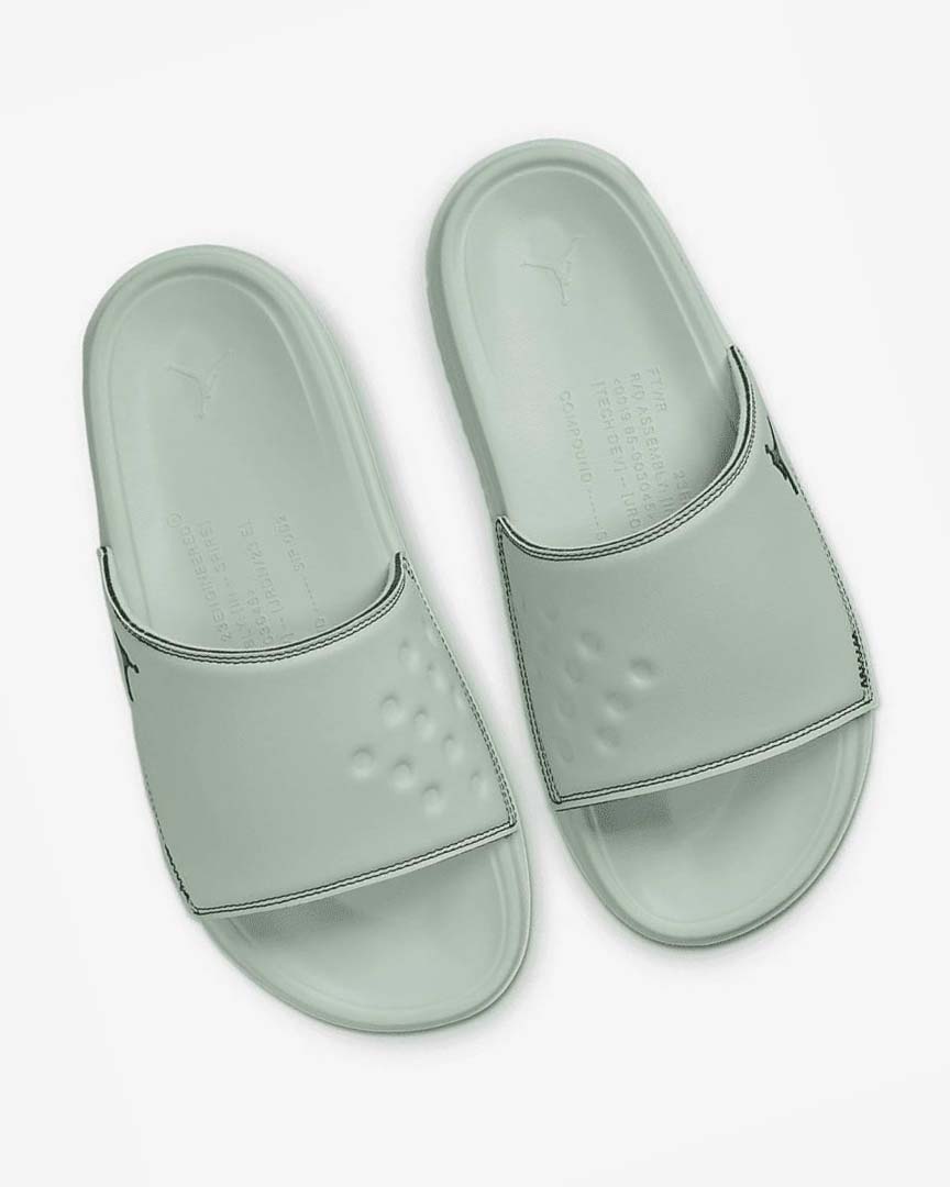 Black Men's Nike Jordan Play Slides | UK2475