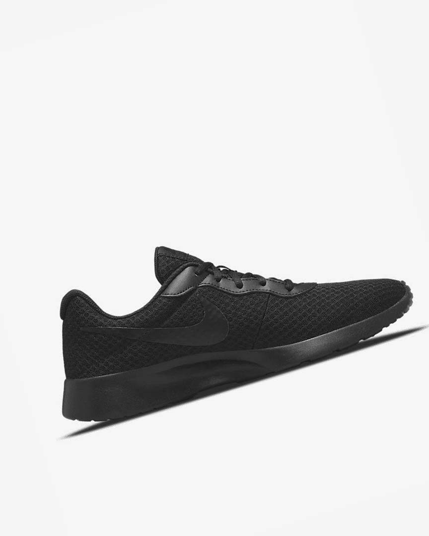 Black Men's Nike Tanjun Sneakers | UK4840