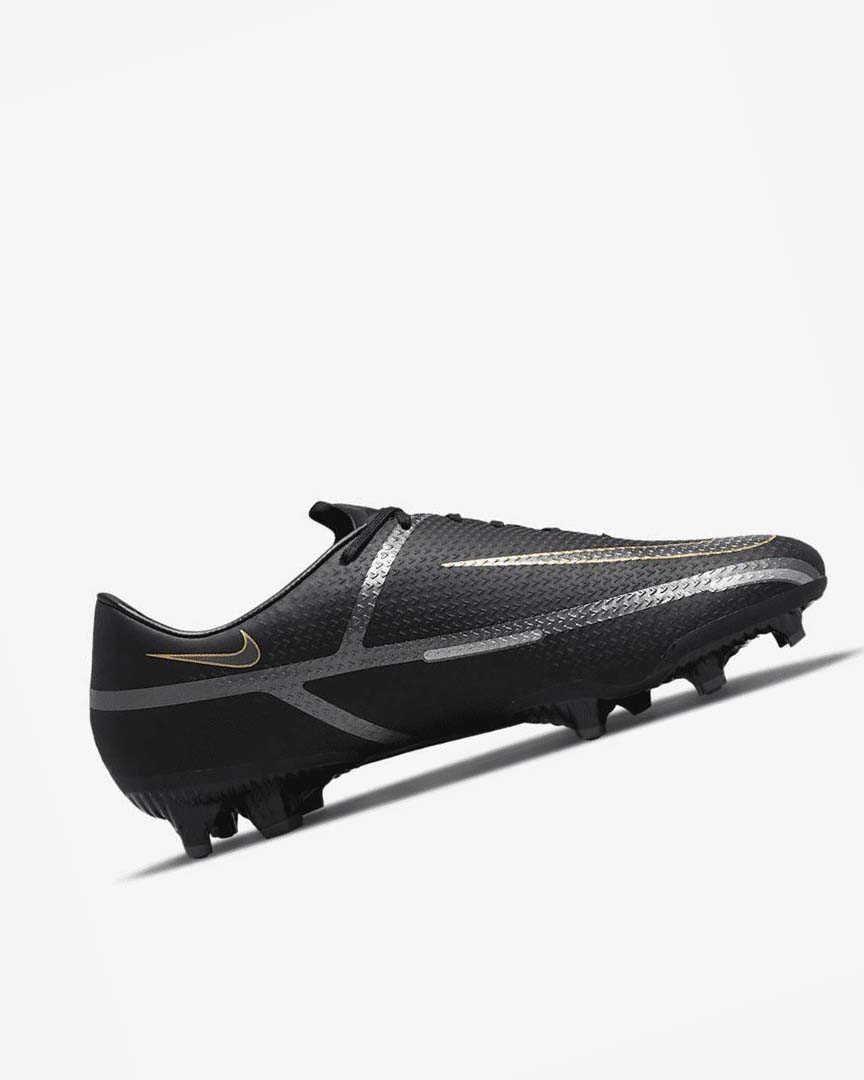 Black / Metal Gold / Dark Grey / Metal Dark Grey Men's Nike Phantom GT2 Academy MG Football Boots | UK2375