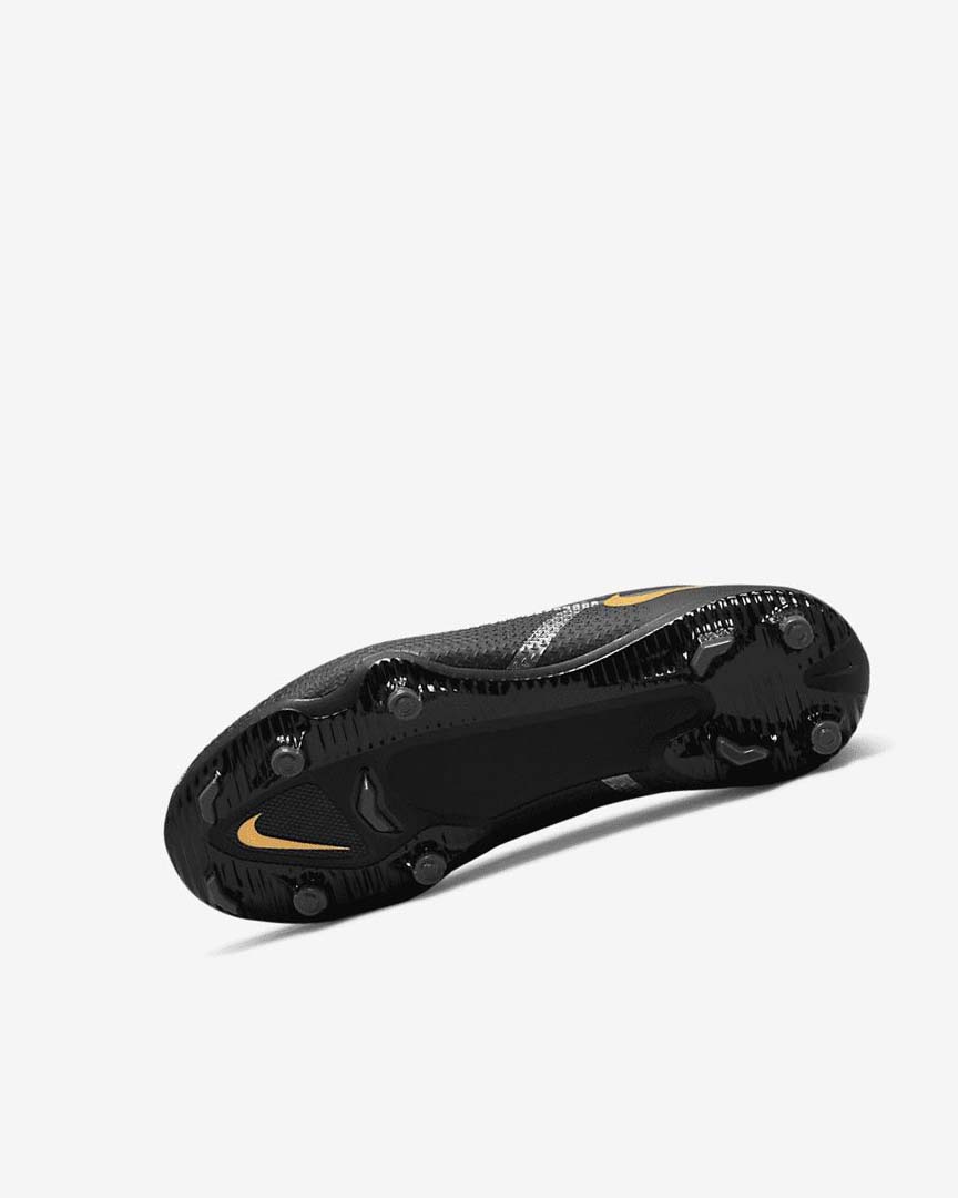 Black / Metal Gold / Dark Grey / Metal Dark Grey Boys' Nike Jr. Phantom GT2 Academy MG Football Boots | UK2622