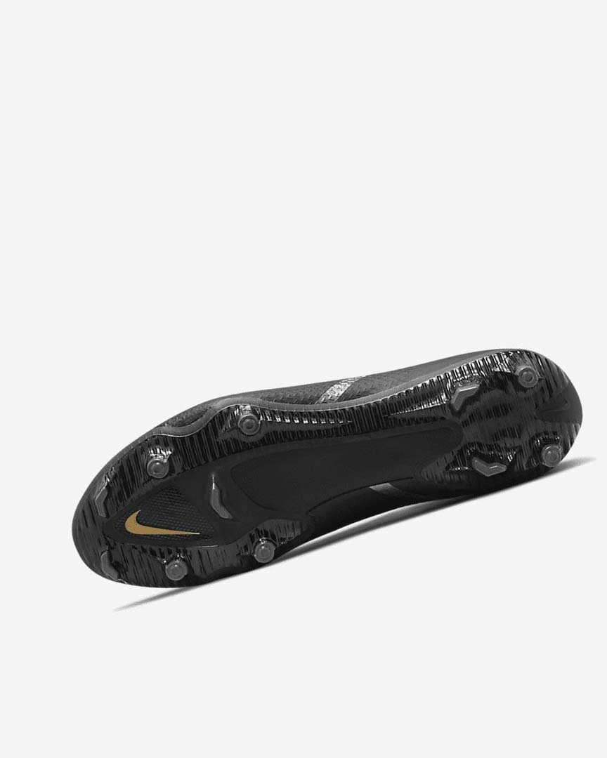 Black / Metal Gold / Dark Grey / Metal Dark Grey Women's Nike Phantom GT2 Academy Dynamic Fit MG Football Boots | UK3233