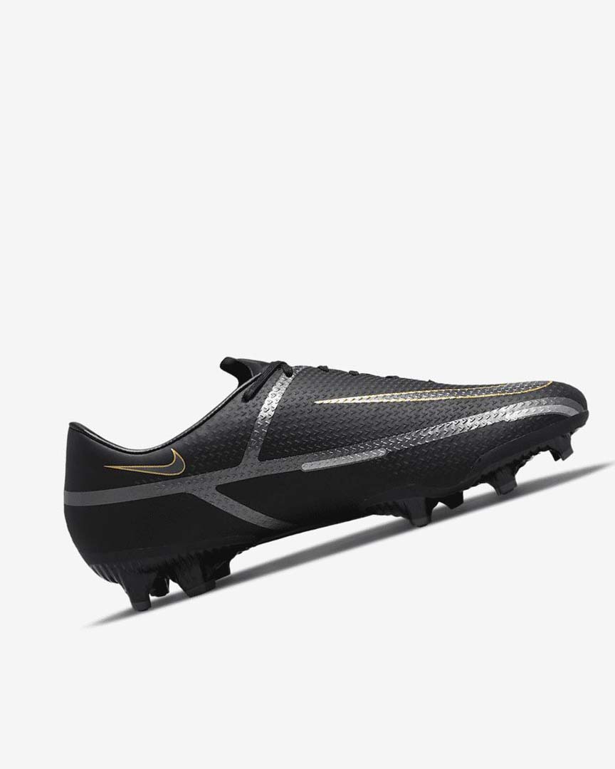 Black / Metal Gold / Dark Grey / Metal Dark Grey Women's Nike Phantom GT2 Academy MG Football Boots | UK5163