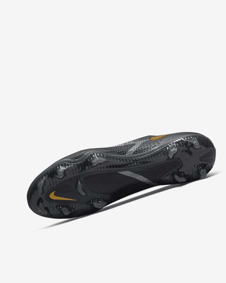 Black / Metal Gold / Metal Silver / Metal Dark Grey Women's Nike Phantom GT2 Elite FG Football Boots | UK4942