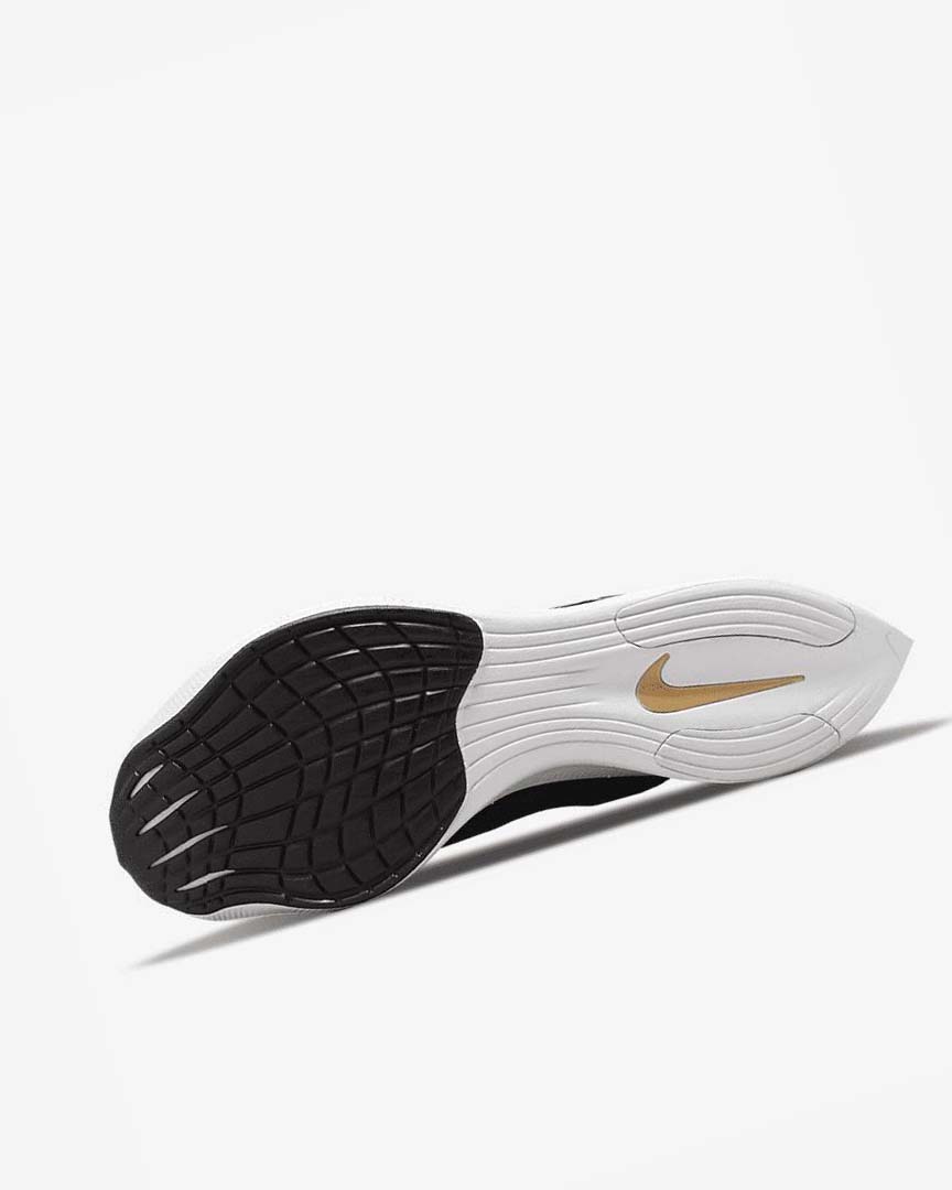 Black / Metal Gold / White Men's Nike ZoomX Vaporfly Next% 2 Running Shoes | UK3066