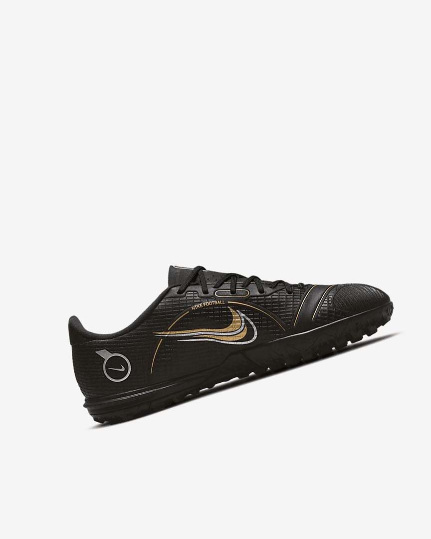 Black / Metal Silver / Grey / Metal Gold Boys' Nike Jr. Mercurial Vapor 14 Academy TF Football Shoes | UK3020