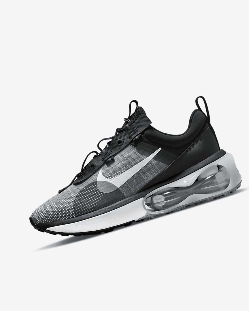 Black / Metal Silver / Grey / White Women\'s Nike Air Max 2021 Casual Shoes | UK4530