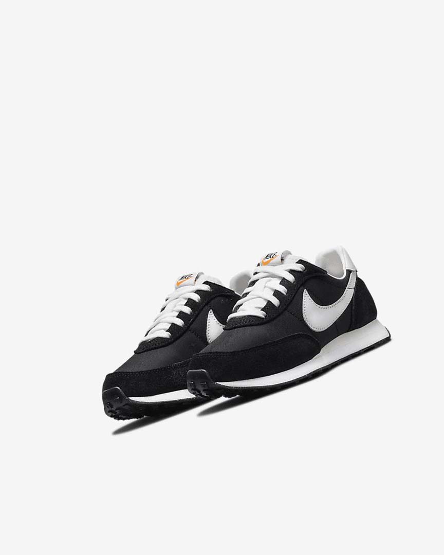 Black / Orange / White Boys' Nike Waffle Trainer 2 Casual Shoes | UK2664