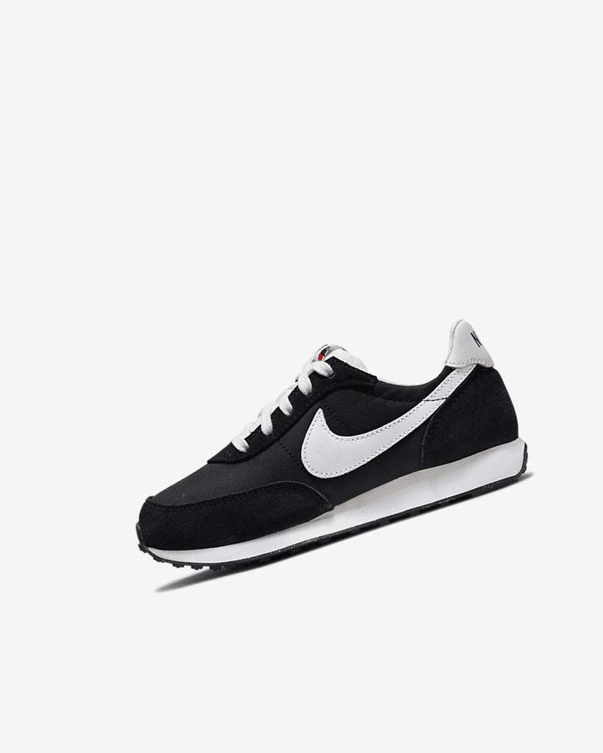 Black / Orange / White Boys\' Nike Waffle Trainer 2 Casual Shoes | UK2664