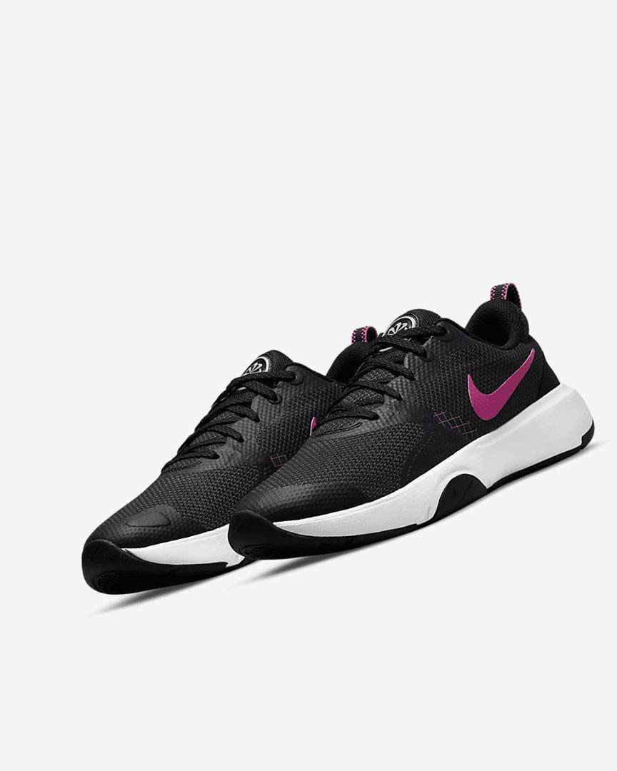 Black / Purple / Purple / Pink Women's Nike City Rep TR Training Shoes | UK4778