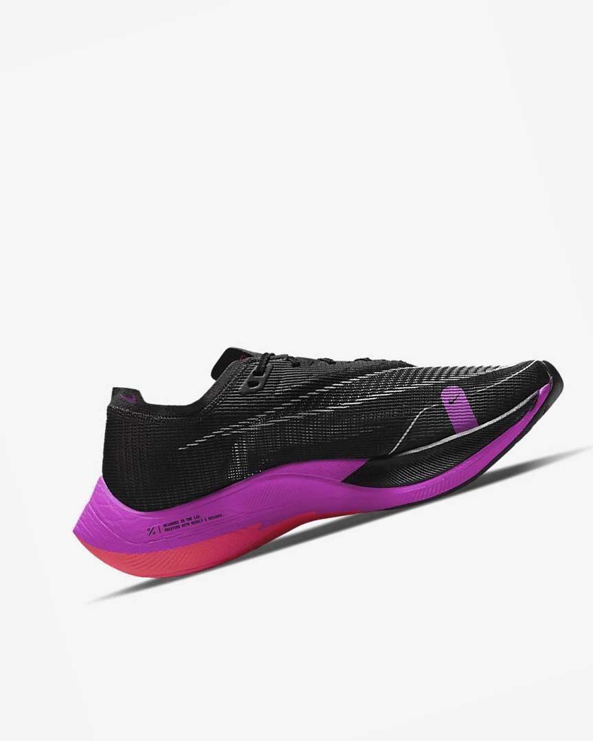 Black / Purple / Red Men's Nike ZoomX Vaporfly Next% 2 Running Shoes | UK5475