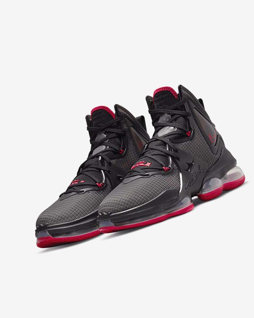 Black / Red / Black Women's Nike LeBron 19 Basketball Shoes | UK2525