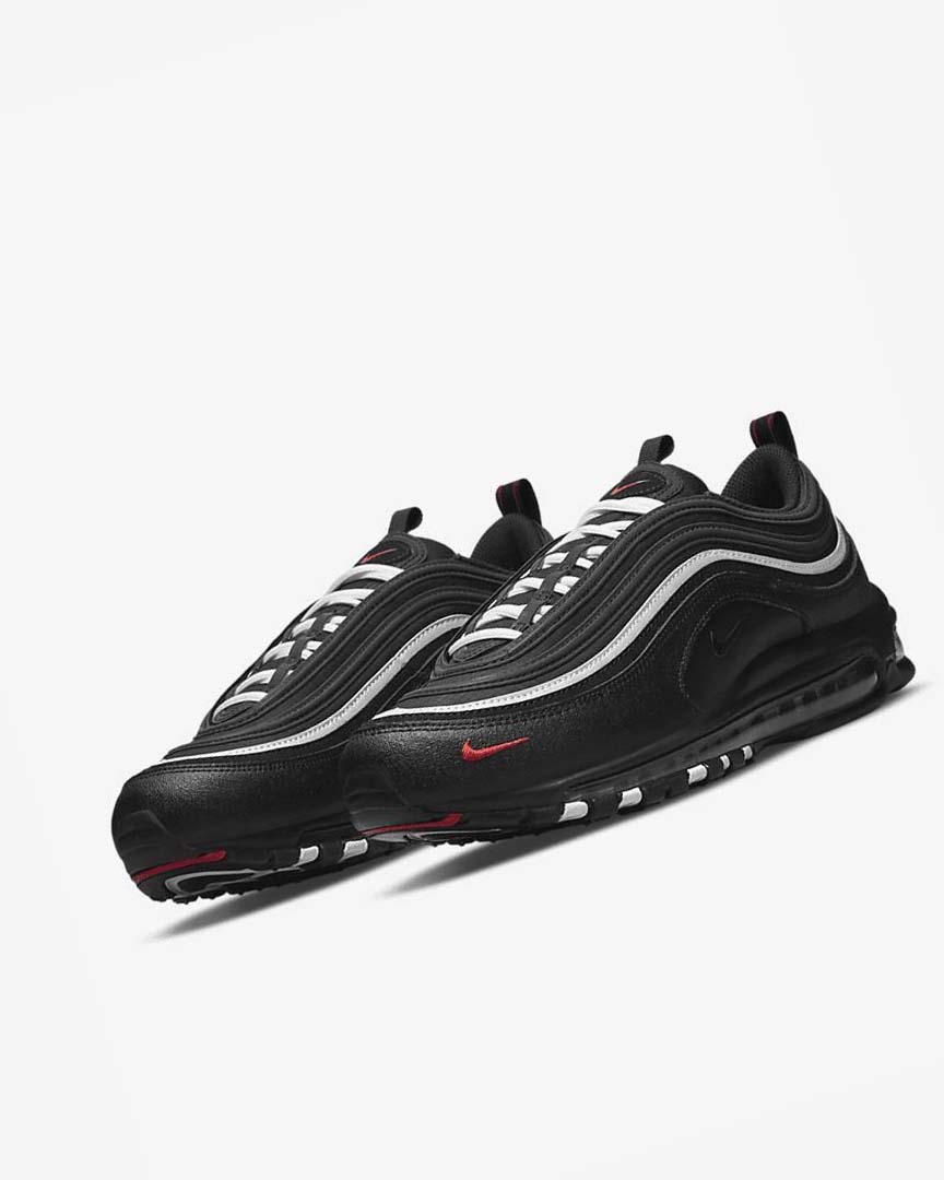 Black / Red / White / Black Men's Nike Air Max 97 Casual Shoes | UK4579