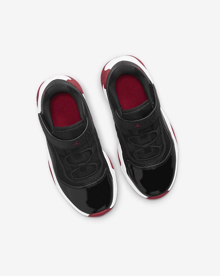 Black / Red / White Boys' Nike Jordan 11 CMFT Low Shoes | UK3243