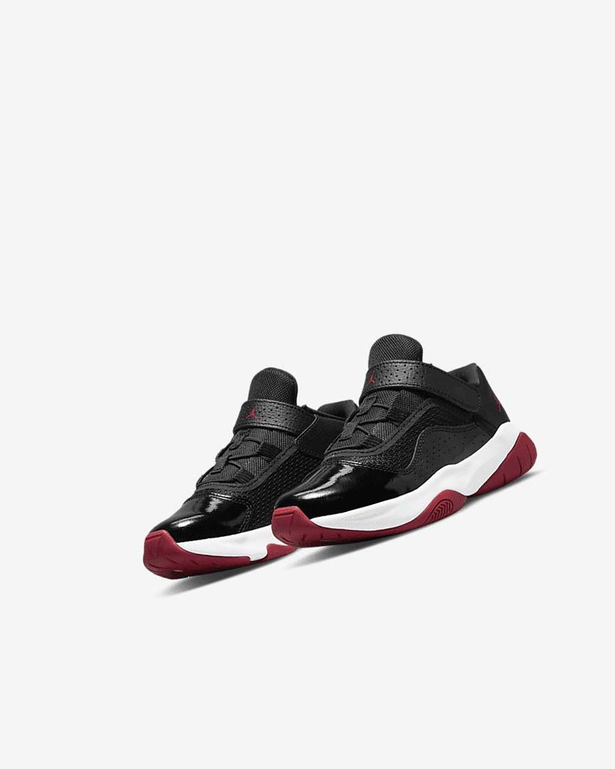 Black / Red / White Boys' Nike Jordan 11 CMFT Low Shoes | UK3243