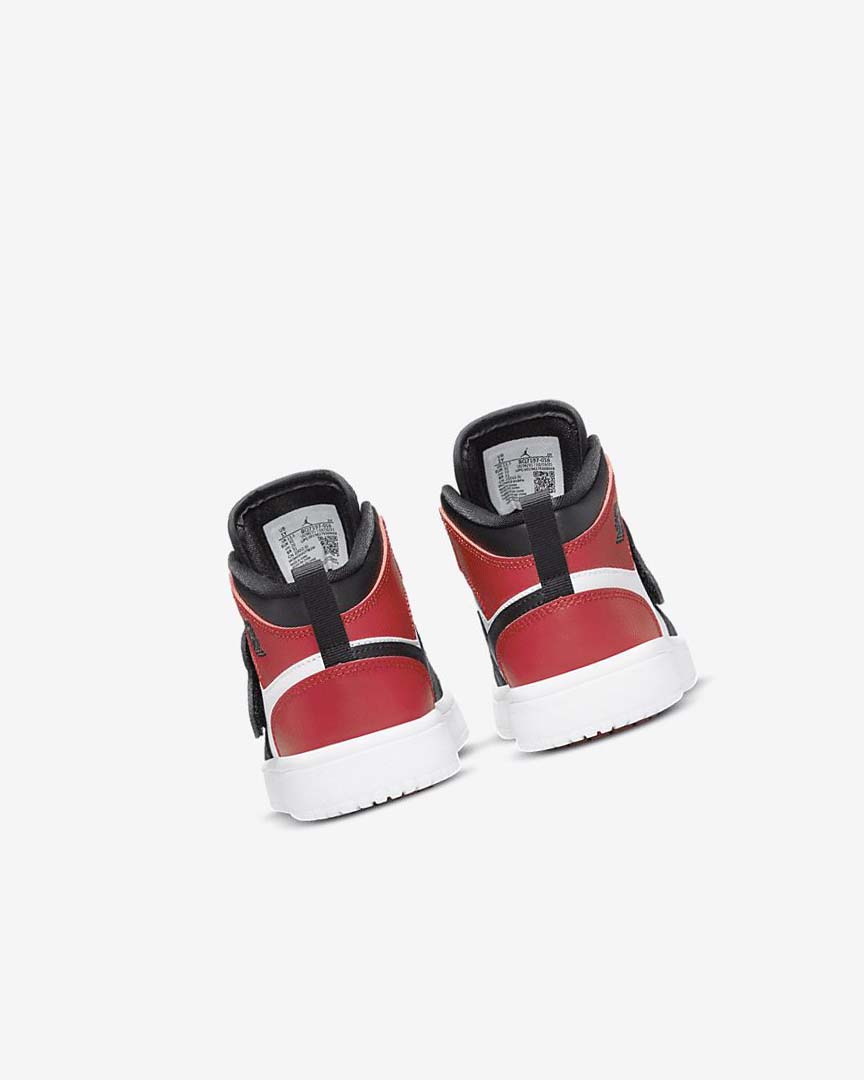 Black / Red / White / Dark Grey Boys' Nike Sky Jordan 1 Shoes | UK1145