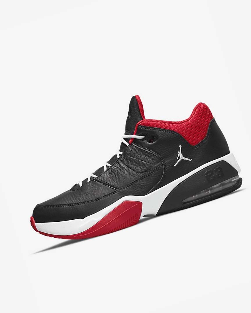 Black / Red / White Men\'s Nike Jordan Max Aura 3 Basketball Shoes | UK5029