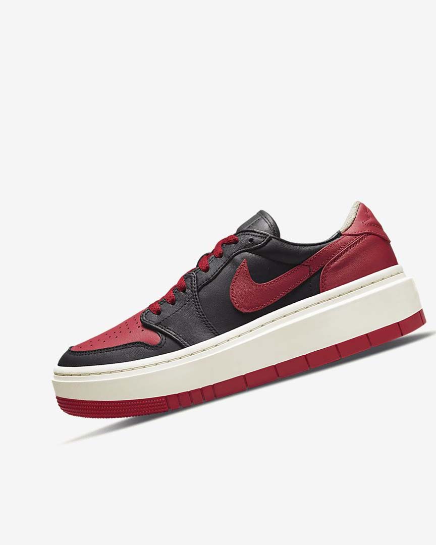 Black / Red Women\'s Nike Air Jordan 1 Elevate Low SE Sneakers | UK3015