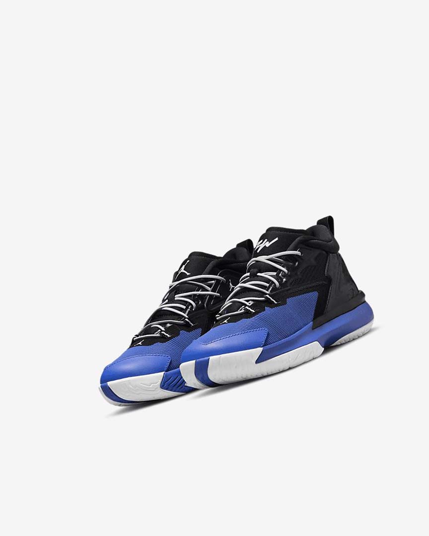 Black / Royal / White Boys' Nike Zion 1 Basketball Shoes | UK2472