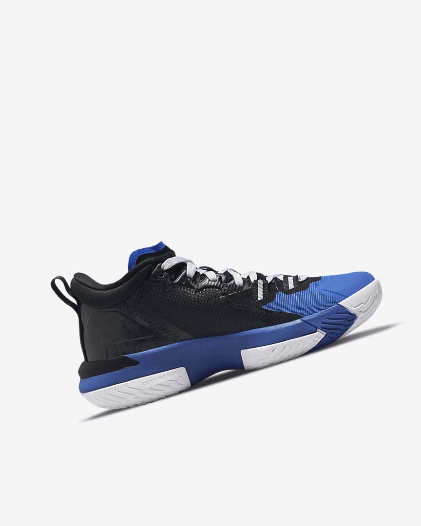 Black / Royal / White Boys' Nike Zion 1 Basketball Shoes | UK5530