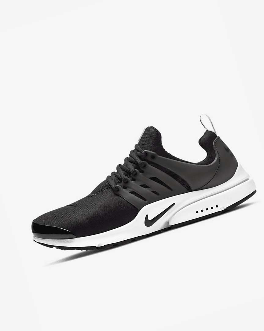 Black / White / Black Men\'s Nike Air Presto Sneakers | UK5225