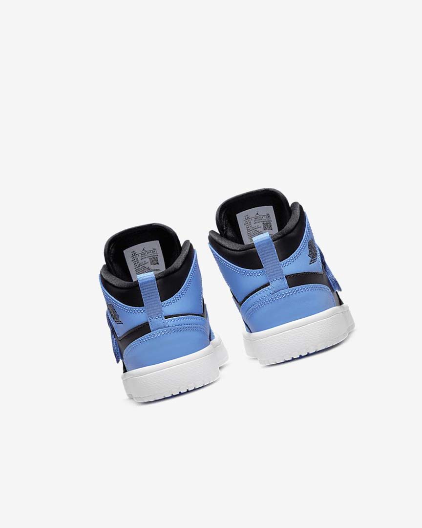 Black / White / Blue Boys' Nike Sky Jordan 1 Shoes | UK5280