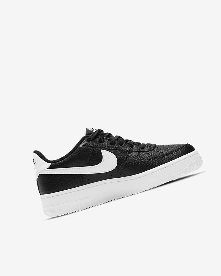 Black / White Boys' Nike Air Force 1 Sneakers | UK4777